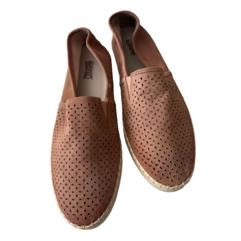 Cougar Cruz Women’s 10 Laser Cut Suede Slip on Espadrille Shoes